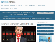 Tablet Screenshot of michaelmonahansolicitor.ie